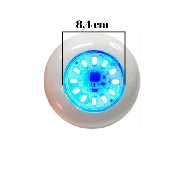 Mini Led Para Spa Com Rosca 4,5W Azul - 5