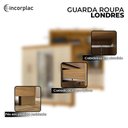 Ver imagem 6 de Guarda Roupa Casal Londres com Espelho e Armário Multiuso New Egito Carvalho Americano Off White -
