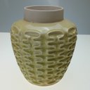 Ver imagem 6 de Vaso Decorativo Cachepô Enfeite Cerâmica Amarelo Manga 22x20x20cm