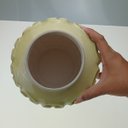 Ver imagem 5 de Vaso Decorativo Cachepô Enfeite Cerâmica Amarelo Manga 22x20x20cm