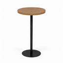 Ver imagem 1 de Mesa Lateral Redonda Baixa MDF Cor:Preto
