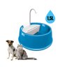 Fonte Bebedouro Gatos Cães Automático Joy Furacão Pet 110V - Azul - 1