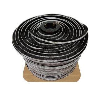 Veda Fresta Escova de Vedação Porta Janela Cinza 7x5mm 10Mts