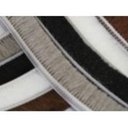 Ver imagem 2 de Veda Fresta Escovinha Vedação Porta Janela Preta 5x7mm 50M