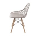 Ver imagem 2 de Cadeira Kaila Fendi Base de Madeira