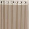 Cortina para Sala 3,00m x 2,60m Decorativa Beatriz com Tecido de Malha Varão Simples Cor:Avelã - 3