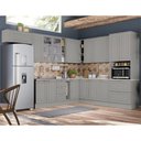 Ver imagem 1 de Cozinha Modulada de Canto 12 Peças 16 Portas 5 Gavetas Americana Henn