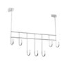 Cabide para Porta Cromado 7 Ganchos - 2