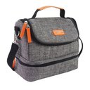 Ver imagem 3 de Bolsa Térmica C/ 2 Compartimentos Vibe Cinza