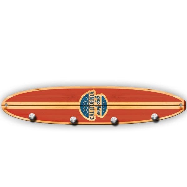Cabideiro Decorativo MDF Prancha de Surf Porta Chaves - 1