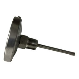 Termômetro 0/200 Graus Haste 80cm Rosca 1/2 Inox 304 - 2