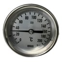 Ver imagem 1 de Termômetro 0/200 Graus Haste 80cm Rosca 1/2 Inox 304