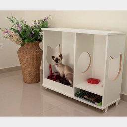 ARMÁRIO CAIXA DE AREIA BANHEIRO PARA GATOS - FRAJOLA ChocMaster - 2