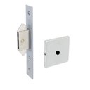 Ver imagem 1 de Fechadura Banheiro 623 Porta de Correr Asa de Avião 45mm Ros529 Cromo Acetinado Haga