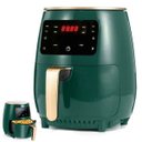 Ver imagem 2 de Fritadeira Air Fryer 6 Litros 2400w Grande Capacidade Painel Digital Lcd Touch Cozinha Alimentos sem