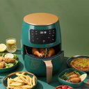 Ver imagem 6 de Fritadeira Air Fryer 6 Litros 2400w Grande Capacidade Painel Digital Lcd Touch Cozinha Alimentos sem