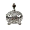 Potiche Prateado Versailles Cristal 14x12cm Prata Bomboniere - 1