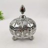 Potiche Prateado Versailles Cristal 14x12cm Prata Bomboniere - 2