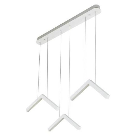Pendente Tri Hale Branco Led 21w Luclair Lustres St2148