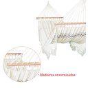 Ver imagem 2 de Rede de Dormir Descanso Cru com Madeira