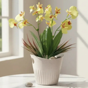 Ver imagem 4 de Orquídeas Flores Artificiais ,Arranjo para Mesa com Vaso Decorado