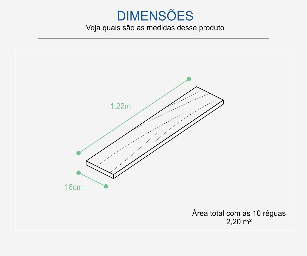 Piso Vinílico Clicado EspaçoFloor Solid Plank Easy Jacarandá 2,20 m² - 6