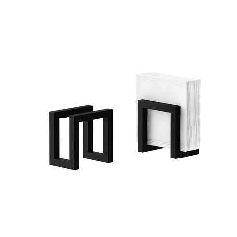 Porta Guardanapos Preto - Linha Frame