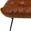 Ver imagem 3 de Puff Decorativo Laura 65cm Couro Marrom - Sallar Home