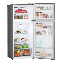 Geladeira LG Inverter Top Freezer 395L Platinum GN-B392PQDB - 127V - 6
