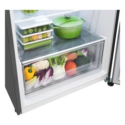 Geladeira LG Inverter Top Freezer 395L Platinum GN-B392PQDB - 127V - 8