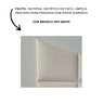 Cabeceira Estofada Modulada Casal Padrão Facto Branco - 5