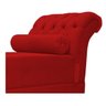 Recamier Taty Casal 140cm Suede Vermelho - 6
