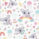 Ver imagem 1 de Papel de Parede com coala fofo