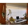 Persiana Rolo Duplo Bandô Sunny Branca 160 (L) x 220 (A) Cortina Zebra Double Vision 1,60 X 2,20 - 4