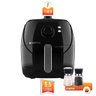 Fritadeira Air Fryer Cook Master Cadence 5,5L Preta 127V com Kit Moedor Sal e Pimenta Bela Home - 1