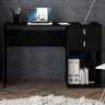 Mesa Escrivaninha Filadélfia 2 Gavetas Preto - Politorno - 1