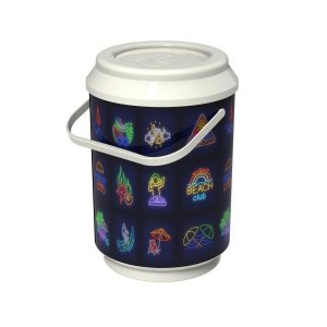 Cooler 10 Latas Neon Summer Branco