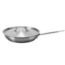 Ver imagem 1 de Frigideira Profissional com Tampa 1,85l Aço Inox 24cm Brinox Fundo Triplo