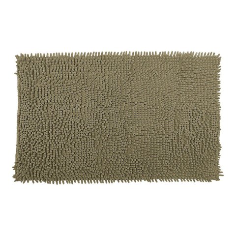 Tapete Banheiro Bolinha Antiderrapante 58cm X 38cm Musgo