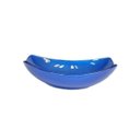 Ver imagem 1 de Cuba De Vidro Oval Chanfrada 51Cm Azul Escuro