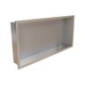 Nicho de Embutir para Banheiro Linear Elleve 9565 30x60 Inox - 1