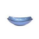 Ver imagem 1 de Cuba De Vidro Oval Chanfrada 51Cm Azul