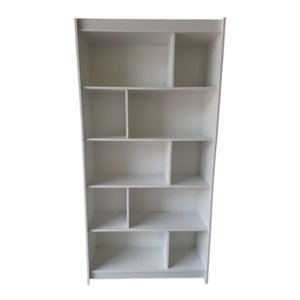 Estante Meia Colmeia Multiuso Branco 185x92x32cm - Deep