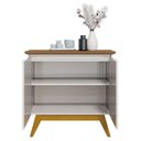 Ver imagem 4 de Aparador para Sala Buffet Classic 2 Portas Off White Freijó - Imcal