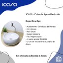 Ver imagem 3 de Cuba de Apoio Redonda 30cm Ica16 Icasa