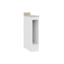 Ver imagem 1 de Gabinete de Cozinha Modulado Balcão com Tampo Bella 2612 com Porta Toalha 20cm Branco
