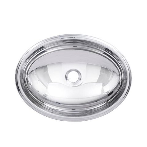 Cuba Oval 36x26,0 Cm Alt 110mm Peq Aço Inox 304 Tecnocuba