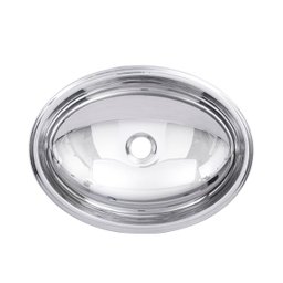 Cuba oval 36X26,0 cm alt 110mm peq aço inox 304 tecnocuba - 1