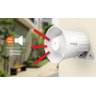 Sirene Para Alarme Inteligente Sistema De Segurança Intelbras Sir 1000 Alta Potência Som 105 Db Bran - 8