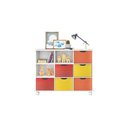 Ver imagem 1 de Nicho Organizador com 6 gavetas color e rodízios - Qmovi